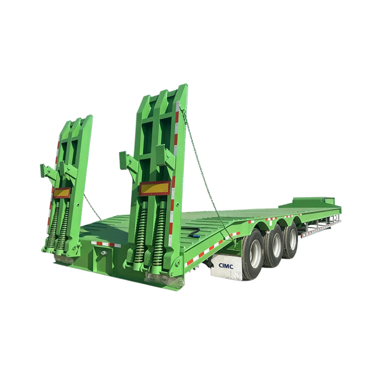 CIMC 80 Ton 12m Tri-Axle Low Bed Trailer